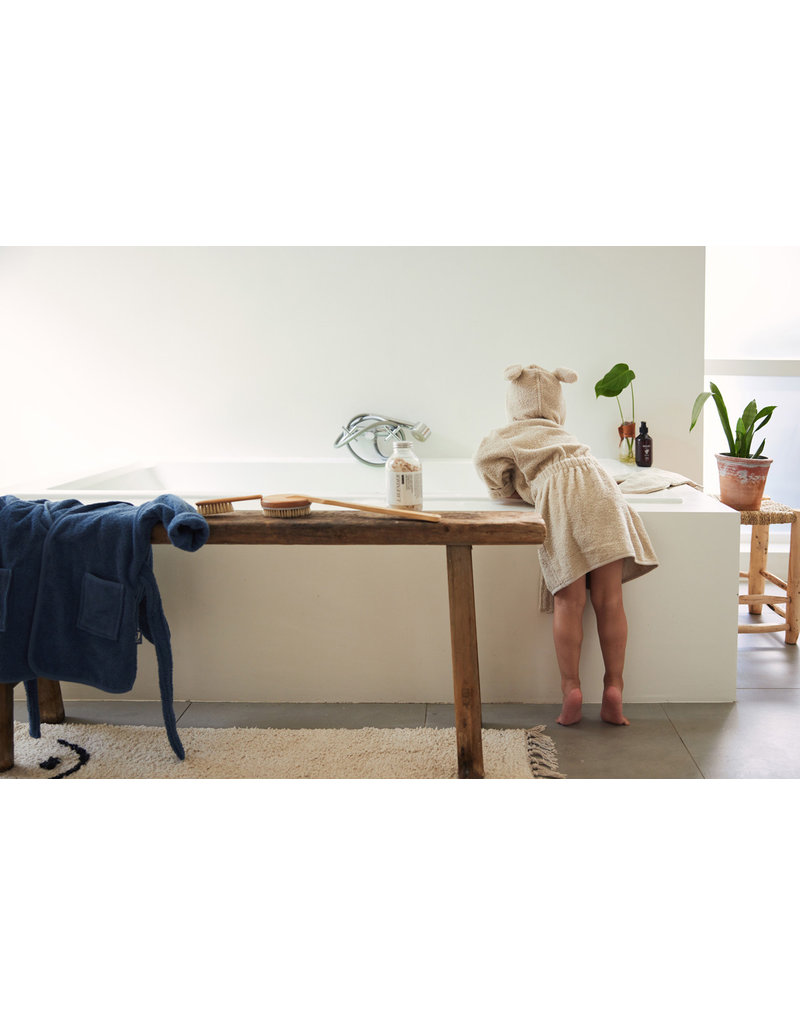 Jollein Jollein Badjas 1-2 jaar Badstof - Nougat