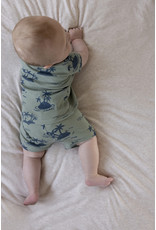 Feetje Baby Pyjama Palm Parker groen Premium Summerwear