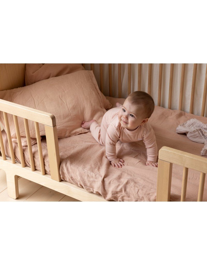 Feetje Baby Feetje Wafelpyjama Oud Roze melange 305615