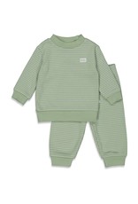 Feetje Baby Feetje Wafelpyjama Olijf Groen melange 305613