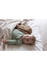 Feetje Baby Feetje Wafelpyjama Olijf Groen melange 305613