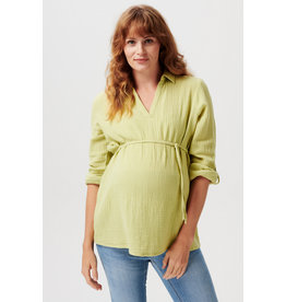 Noppies Noppies zwangerschap-blouse / top Bima nile green