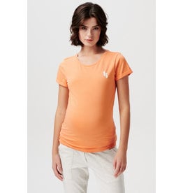 Supermom Supermom zwangerschap-shirt Freepoort mock orange