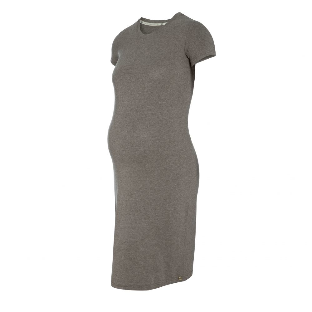 Love2Wait zwangerschap / voedingsjurk - Tencel - Navy blauw - ZEI - Z.E.I. Positiekleding