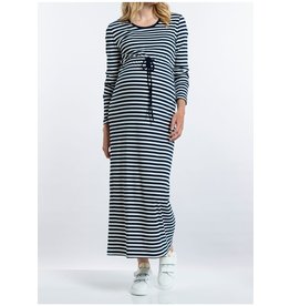 Love2Wait Love2Wait zwangerschap-jurk Striped navy