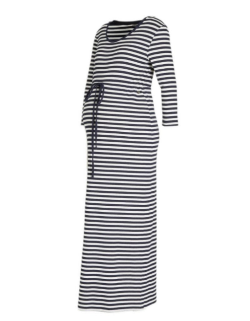 Love2Wait Love2Wait Long Dress Striped navy C231032 006