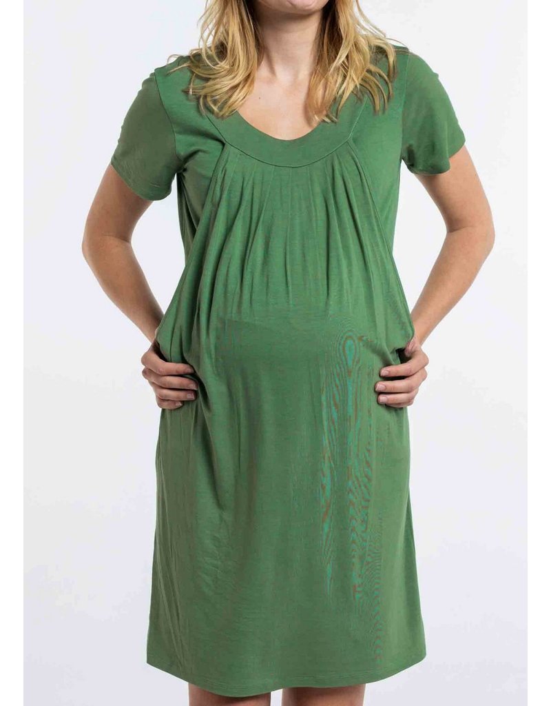 Love2Wait Love2Wait Dress Nursing EcoVero - Green C231044 14