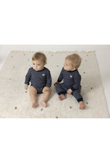 Feetje Baby Feetje Wafelpyjama - Royal Blue melange