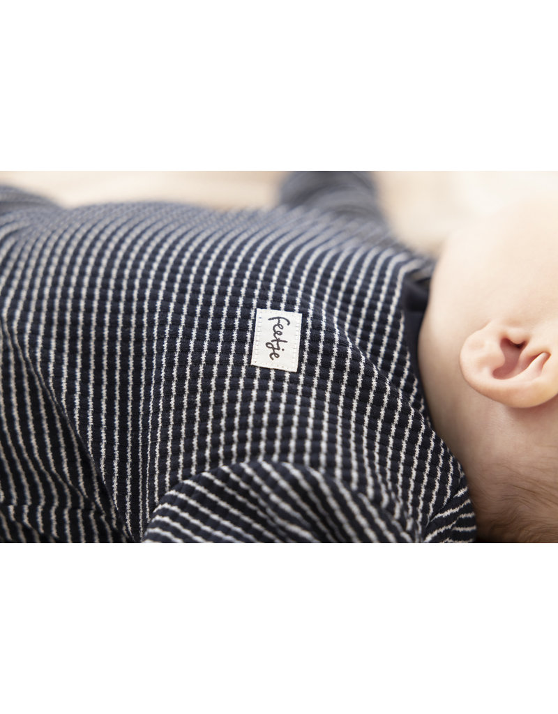 Feetje Baby Feetje Wafelpyjama - Royal Blue melange