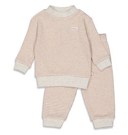 Feetje Baby Feetje Wafel Pyjama - Stroopwafel melange