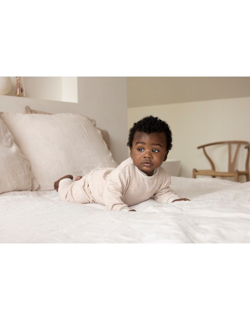 Feetje Baby Feetje Wafelpyjama - Stroopwafel melange