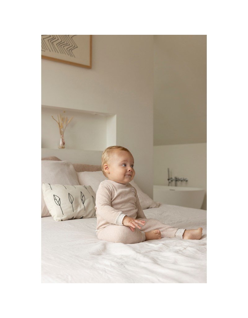 Feetje Baby Feetje Wafelpyjama - Stroopwafel melange