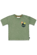 Feetje Baby Feetje jongens T-shirt met print - El Sol - Army 51700793