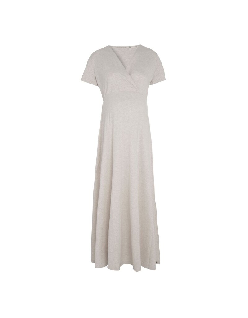 Baby's Only BO Glow zwangerschap & voedingsjurk- long dress ecrue