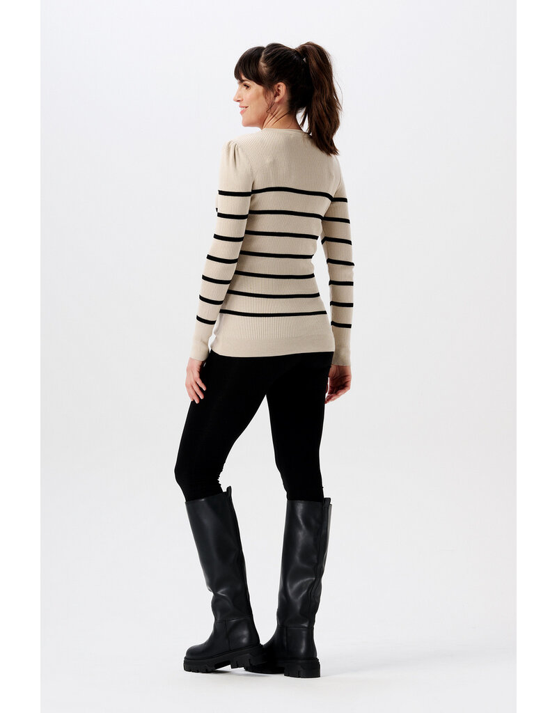 Noppies Noppies Pullover - Zana - knit rib - Light Sand 30N0212 N147