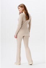 Noppies Noppies broek Flared Heja - rib - light sand 30N1110 N147