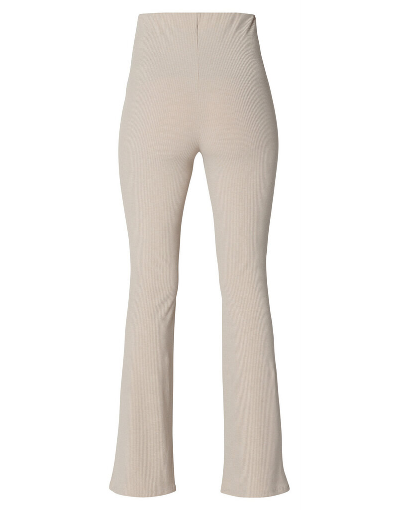 Noppies Noppies broek Flared Heja - rib - light sand 30N1110 N147