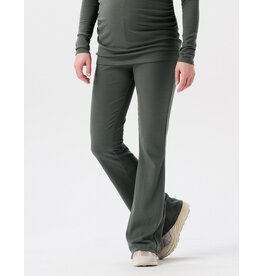 Noppies Noppies zwangerschap-broek Flared Heja - rib - Olive
