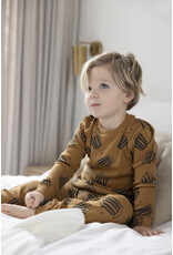 Feetje Baby Feetje Pyjama Pepe Popcorn - Premium Sleepwear - bruin - 50500071