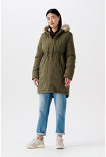 Noppies Noppies zwangerschaps-winterjas Frankfurt 3-way - Dusty Olive 3083012 P520