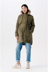 Noppies Noppies zwangerschaps-winterjas Frankfurt 3-way - Dusty Olive 3083012 P520