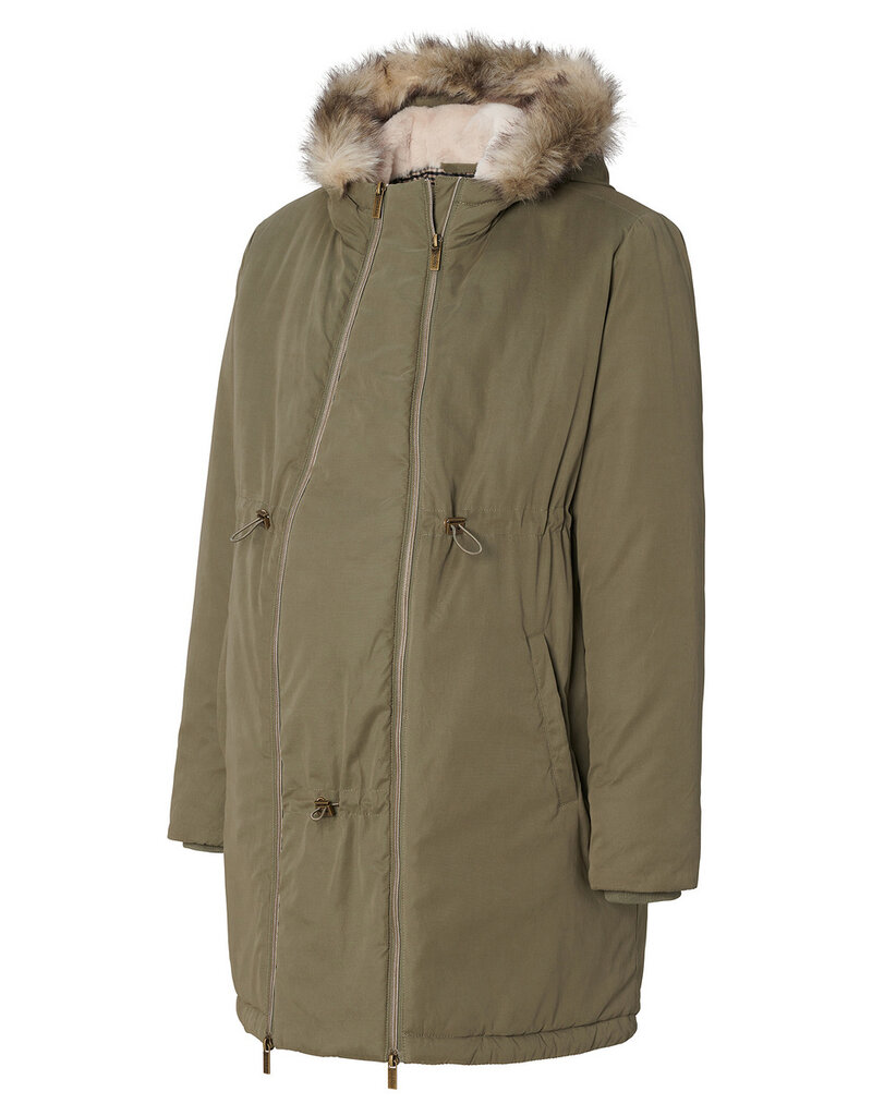 Noppies Noppies zwangerschaps-winterjas Frankfurt 3-way - Dusty Olive 3083012 P520