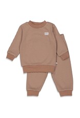 Feetje Baby Feetje Wafelpyjama - Bruin - 305558