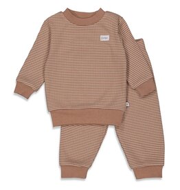 Feetje Baby Feetje Wafel Pyjama - Bruin