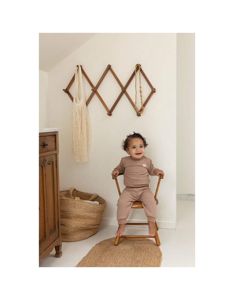 Feetje Baby Feetje Wafelpyjama - Bruin - 305558