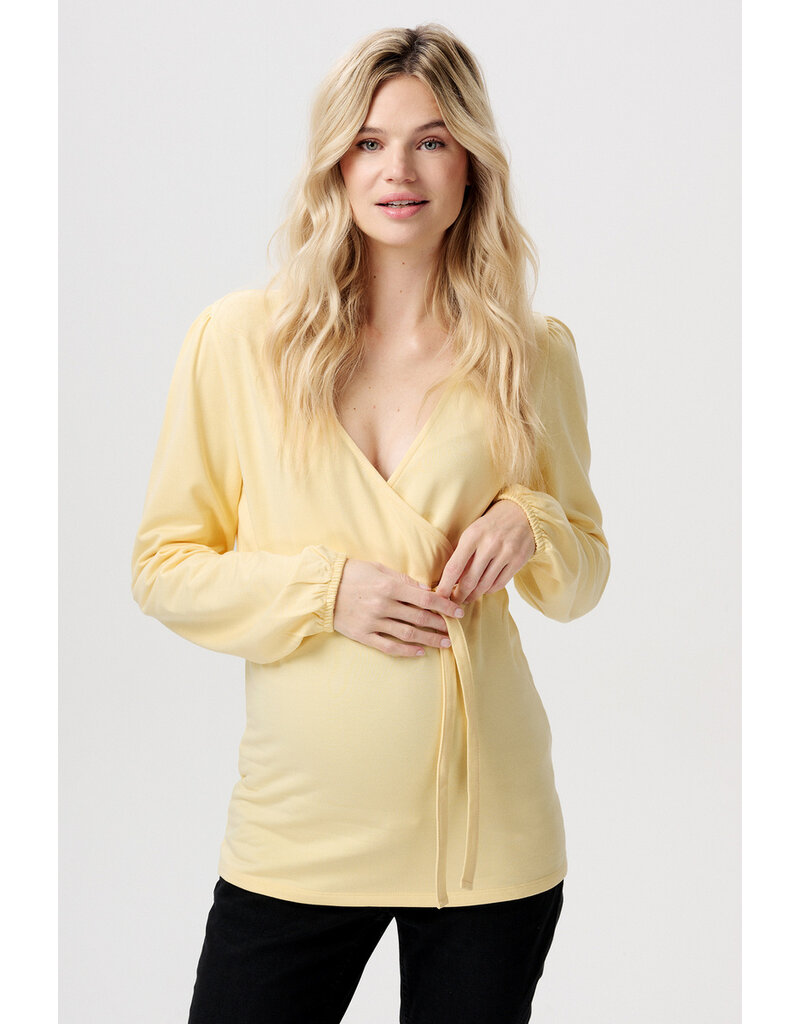 Noppies Noppies shirt  - nursing- Keet - Light Yellow - 4010012 - N190