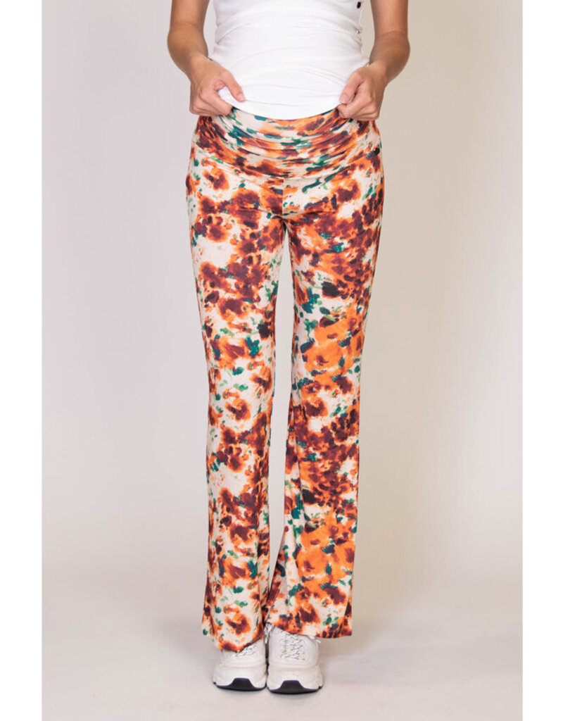 Love2Wait Love2Wait Pants Flared All-over Flower print C241013 016