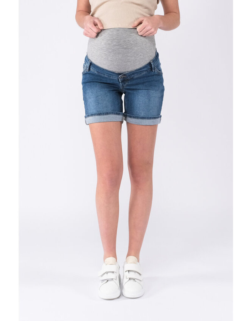 Love2Wait Love2Wait Jeans short - dark wash -  B999015 021