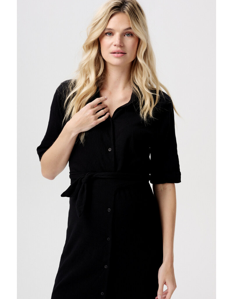 Noppies Noppies jurk - Katarina - nursing - Black - 4010411 P090