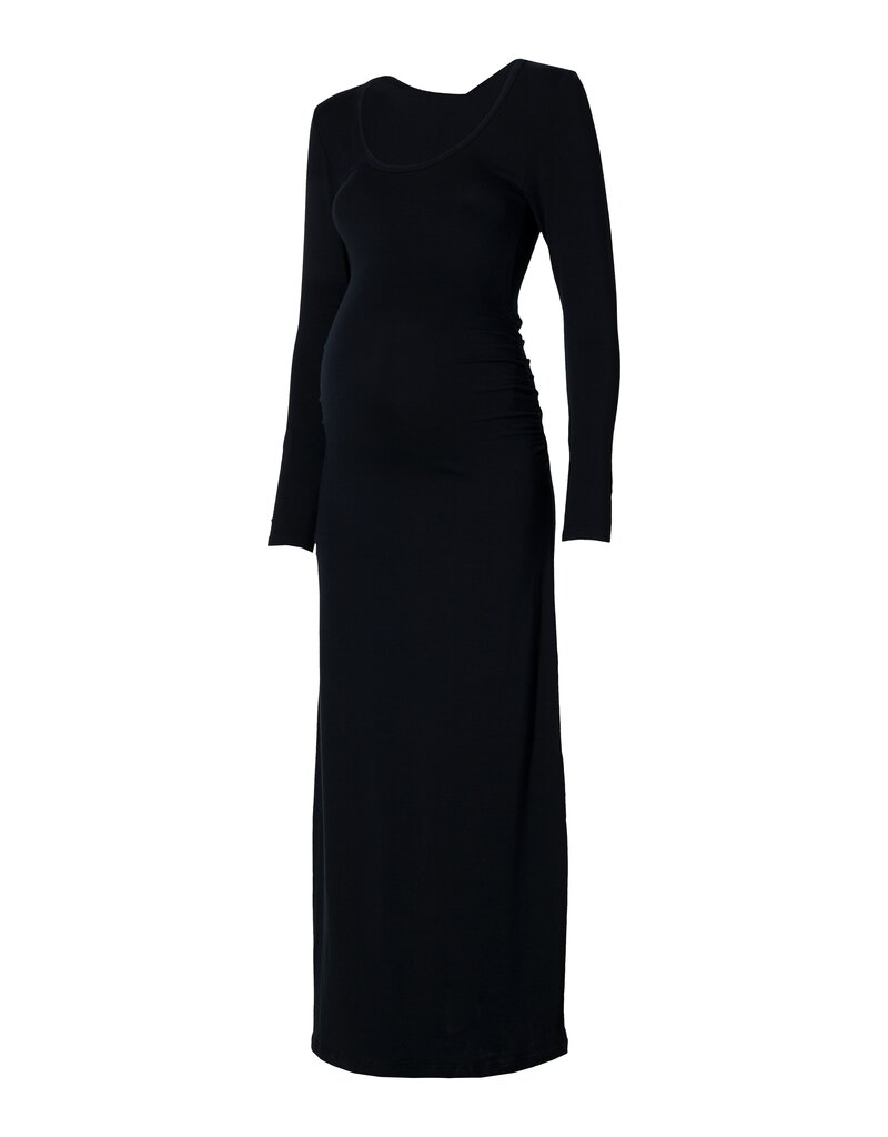 Love2Wait Love2Wait Maxidress long sleeves black B999114- 004