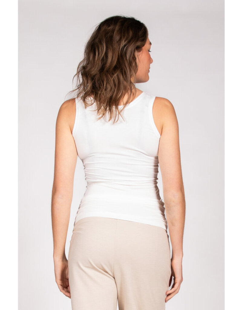 Love2Wait Love2Wait top - hemdje - tencel off white - B999004 034