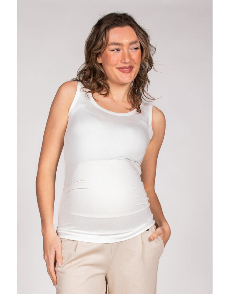 Love2Wait Love2Wait top - hemdje - tencel off white - B999004 034