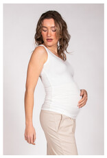 Love2Wait Love2Wait top - hemdje - tencel off white - B999004 034