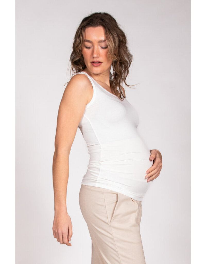 Love2Wait Love2Wait top - hemdje - tencel off white - B999004 034