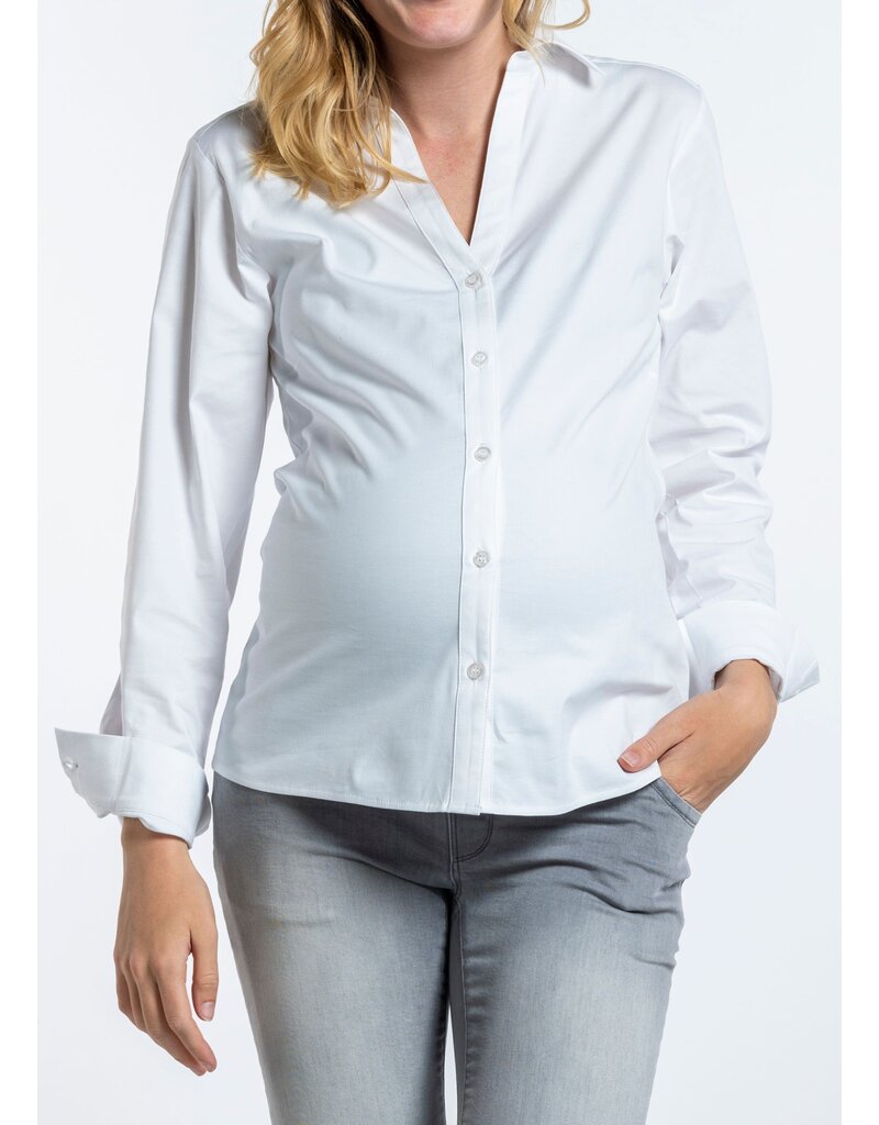 Love2Wait Love2Wait blouse White Sustainable B999068 - 001