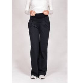 Love2Wait Love2Wait zwangerschap-broek- Pants Wide Leg - Navy blauw