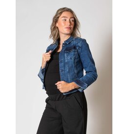 Love2Wait Love2Wait zwangerschapsjasje- Jacket Denim - Stone Wash