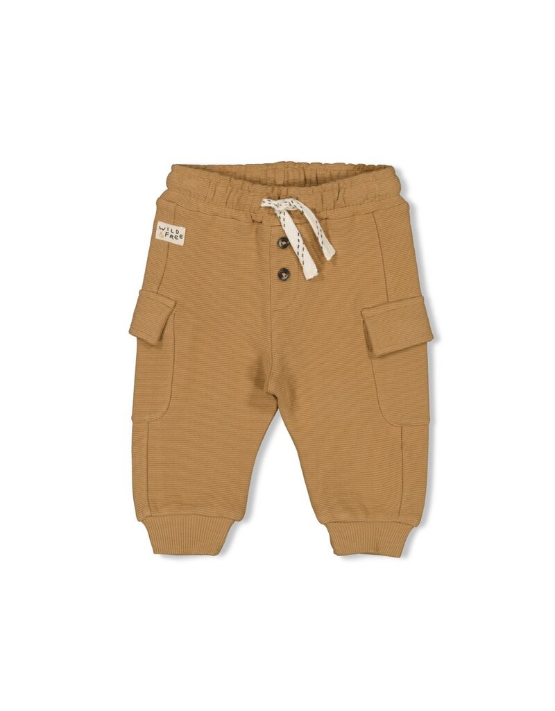 Feetje Baby Feetje Broek - "Chameleon" - Camel - ribpants  - 52202162