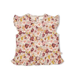 Feetje Baby Feetje T-shirtje - "  Wild Flowers "- Allover print - roze