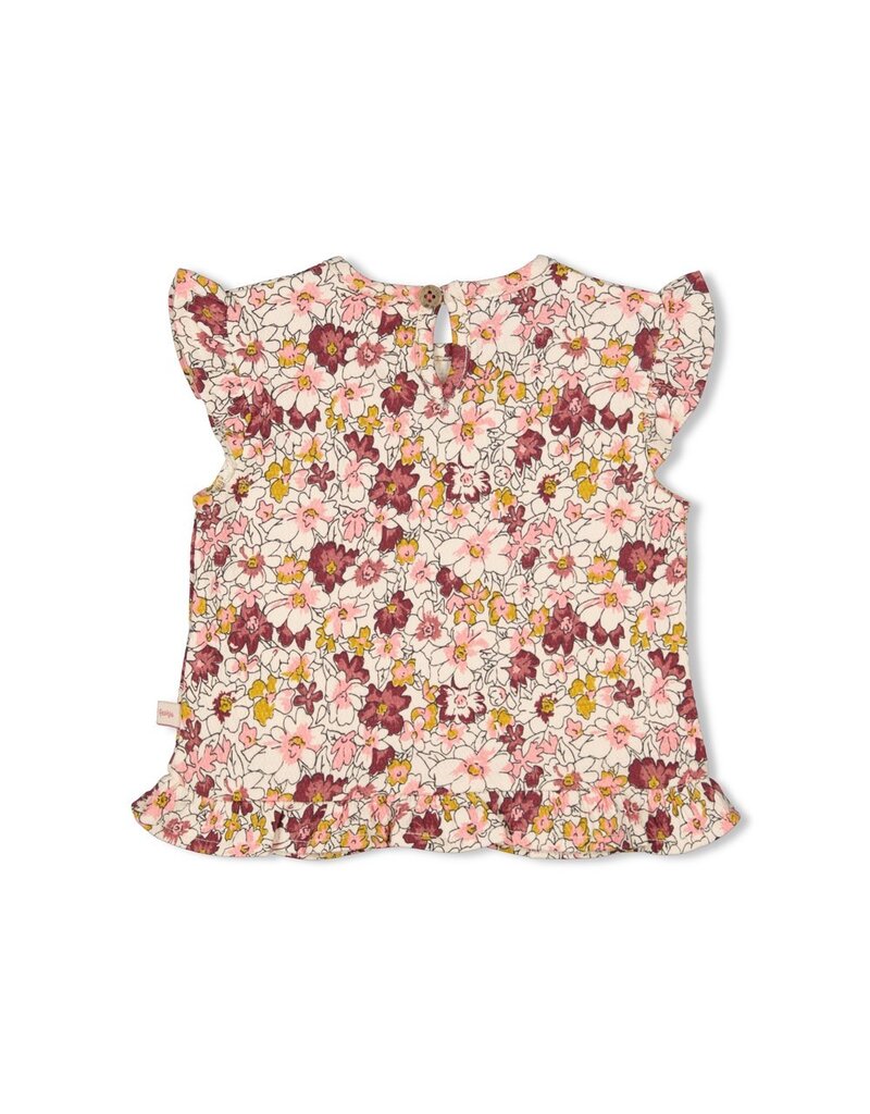 Feetje Baby Feetje T-shirtje - " Wild Flowers " -  Allover print - roze 51700852