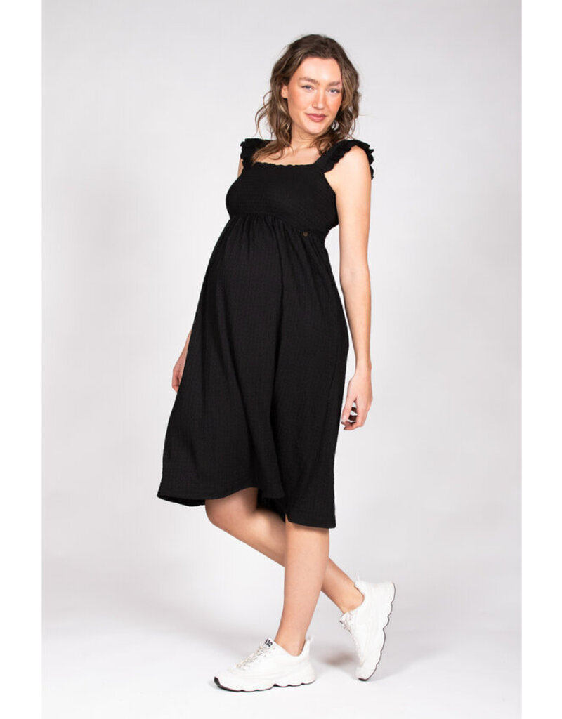 Love2Wait Love2Wait Dress Nursing Crepe - zwart - C241036 004