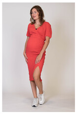 Love2Wait Love2Wait Top Nursing - Crepe - coral red - C241039 - 078