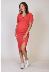 Love2Wait Love2Wait Skirt Split - Crepe - Coral red - C241041 078