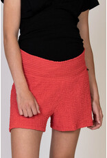 Love2Wait Love2Wait short Crepe - Coral red - C241043 078