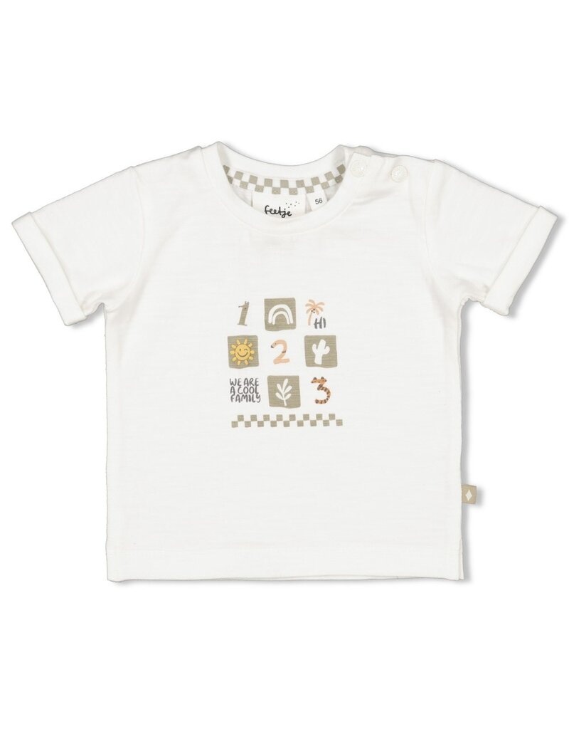 Feetje Baby Feetje - T-shirt - Cool Family - offwhite - 51700859