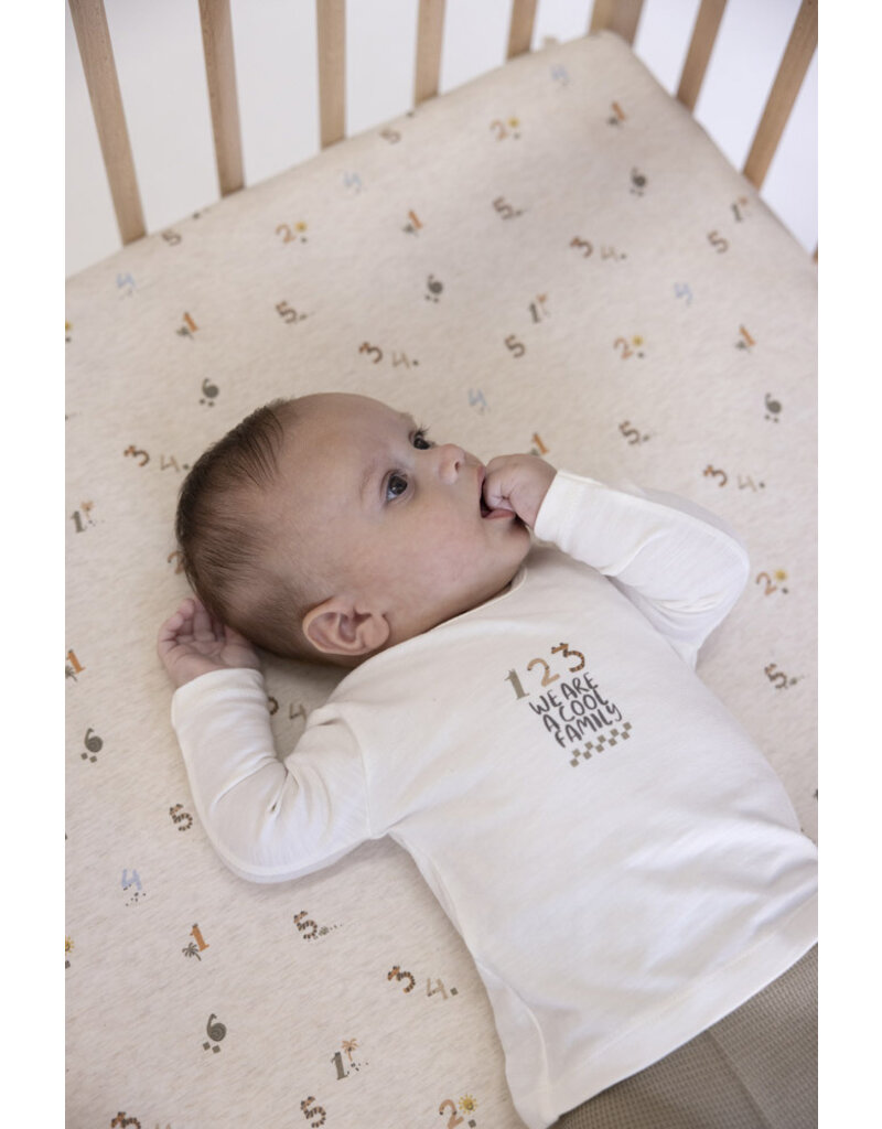 Feetje Baby Feetje - Shirt - Cool Family - front  print - offwhite 51602317